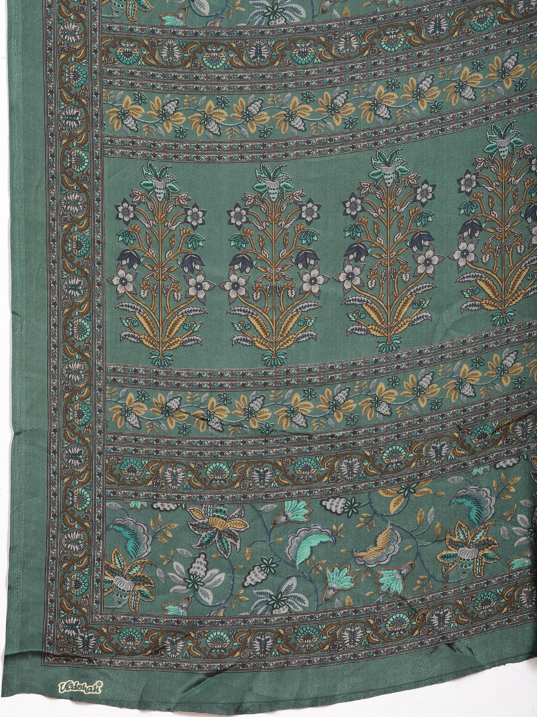 Digital Printed Crepe Woven Saree