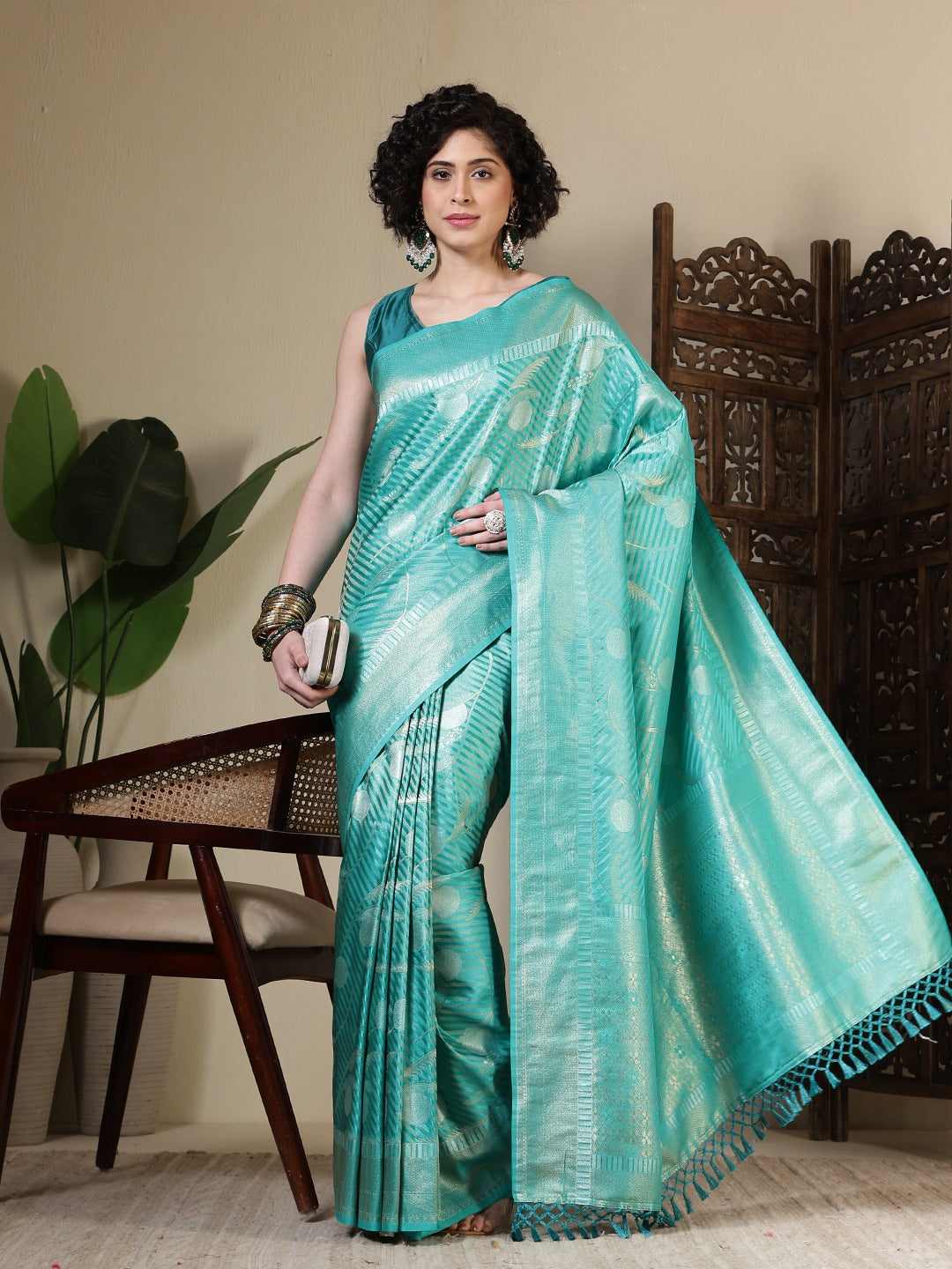 Woven Design Art Silk Saree