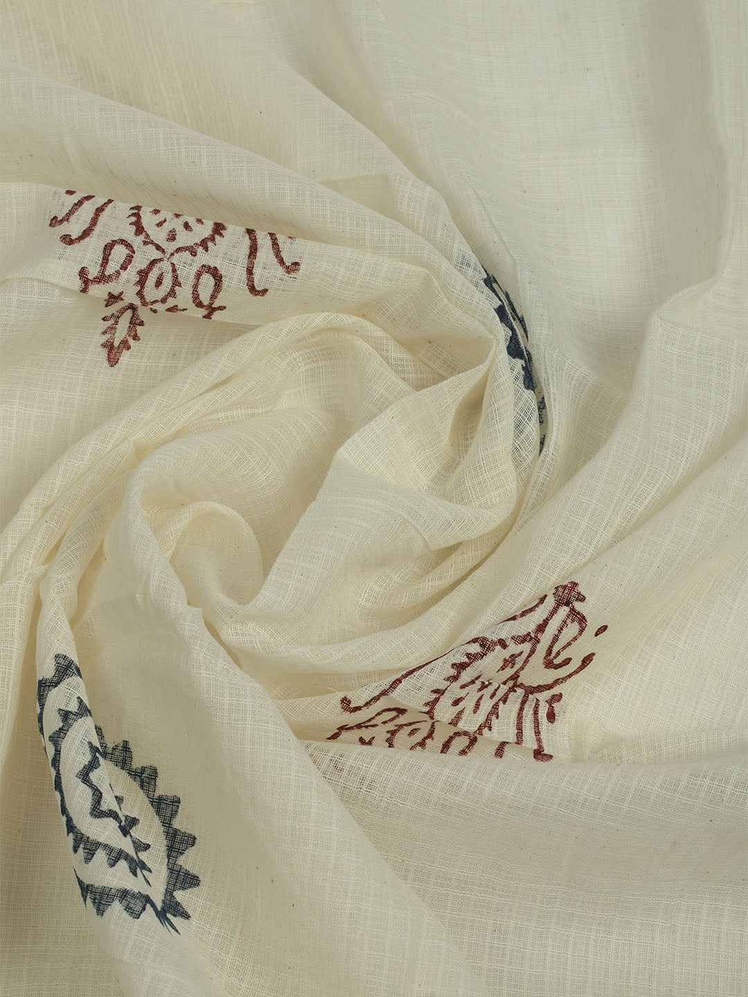 Printed Cotton Unstitched Suits Printed Suit With Pant &amp; Dupatta