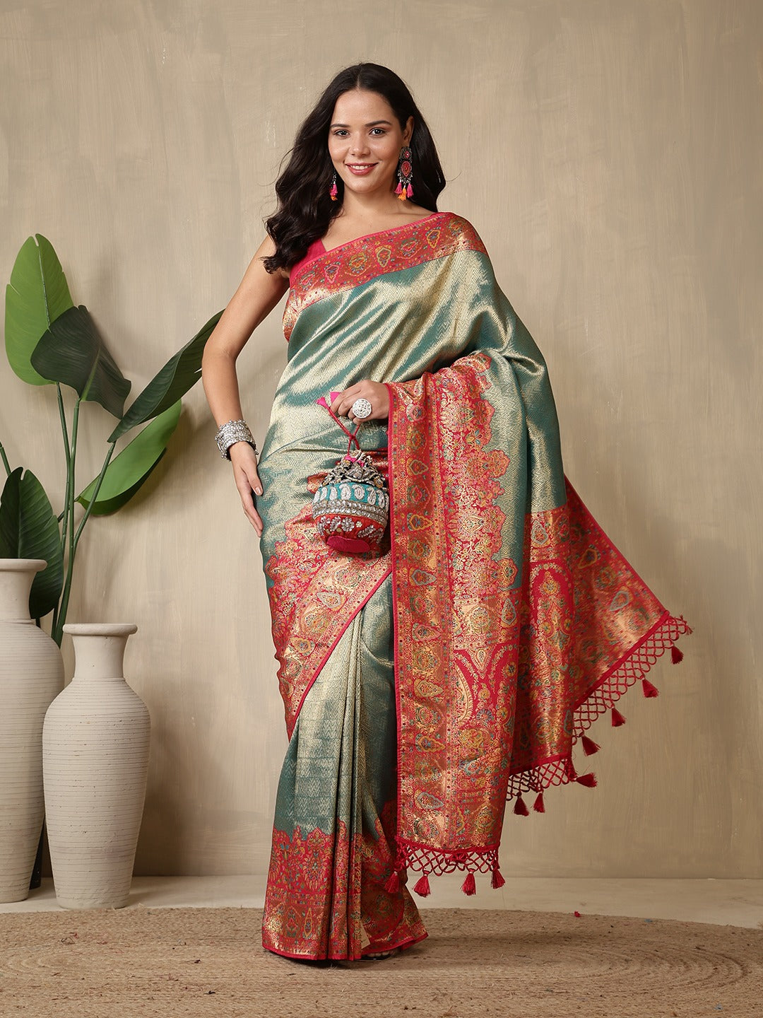 Woven Design Dola Silk Saree
