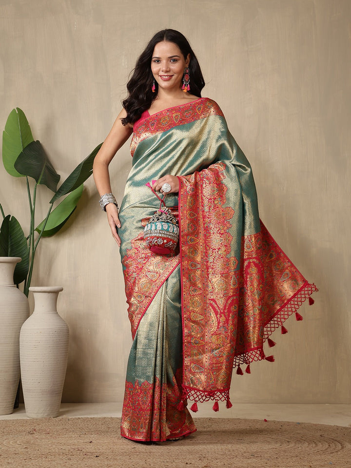 Woven Design Dola Silk Saree