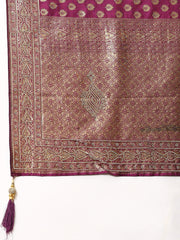 Stone Booti Banarasi Woven Saree