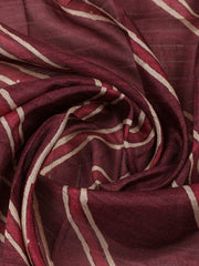 Embroidered Chanderi Unstitched Suit With Pant & Dupatta