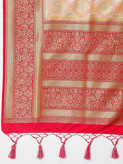 Zari Jaal Handloom Woven Saree