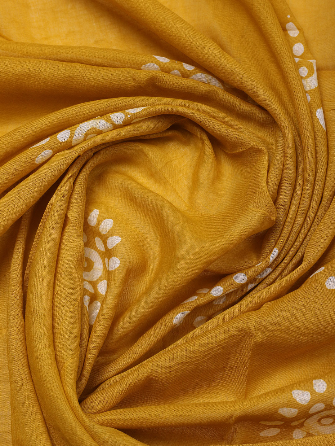 Printed Cotton Blend Unstitched Suit With Pant &amp; Dupatta