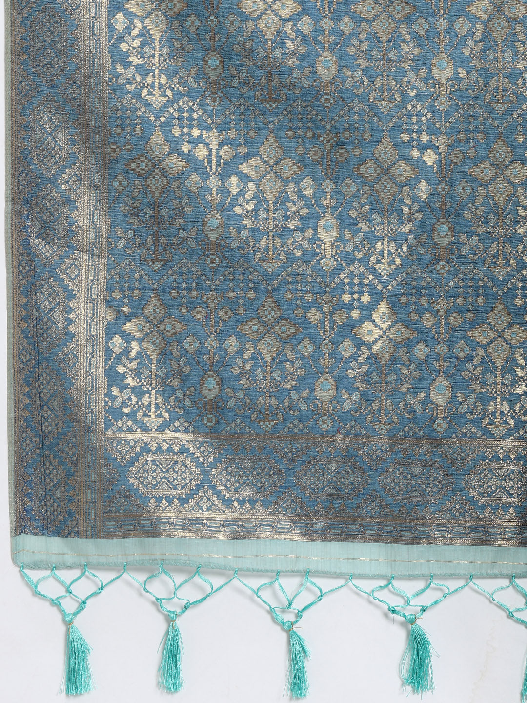 Zari Jaal Art Silk Woven Saree