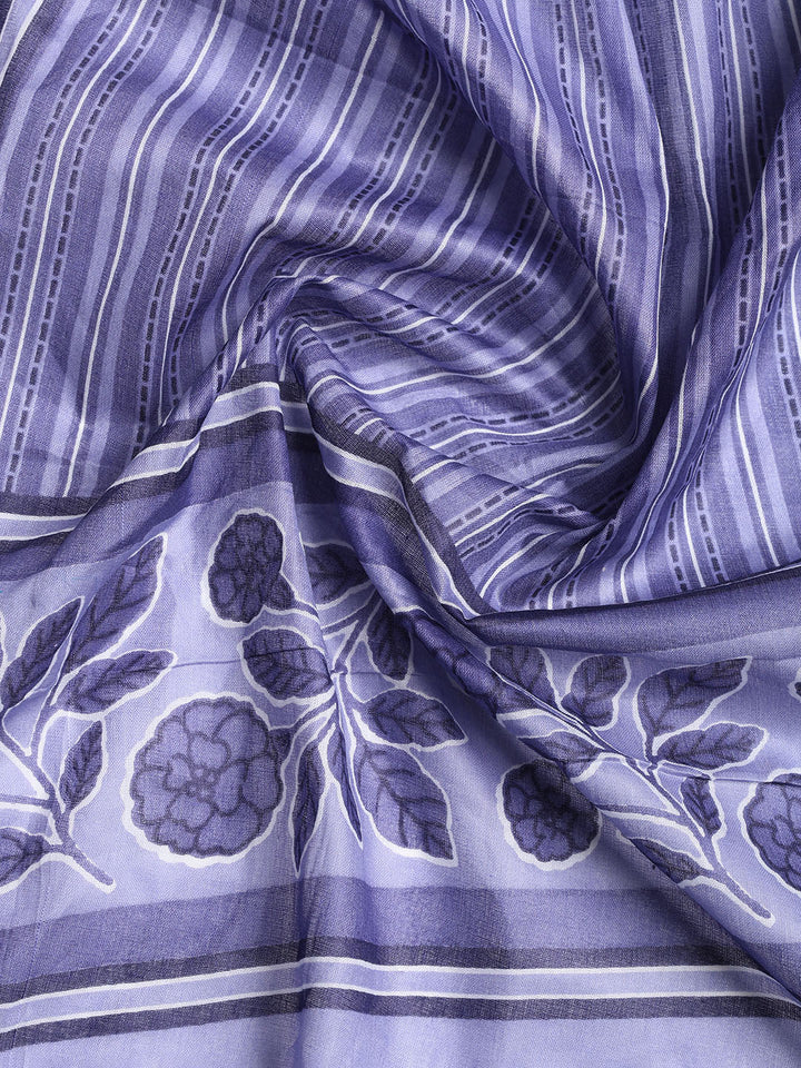 Printed Cotton Printed Unstitched Suit With Dupatta