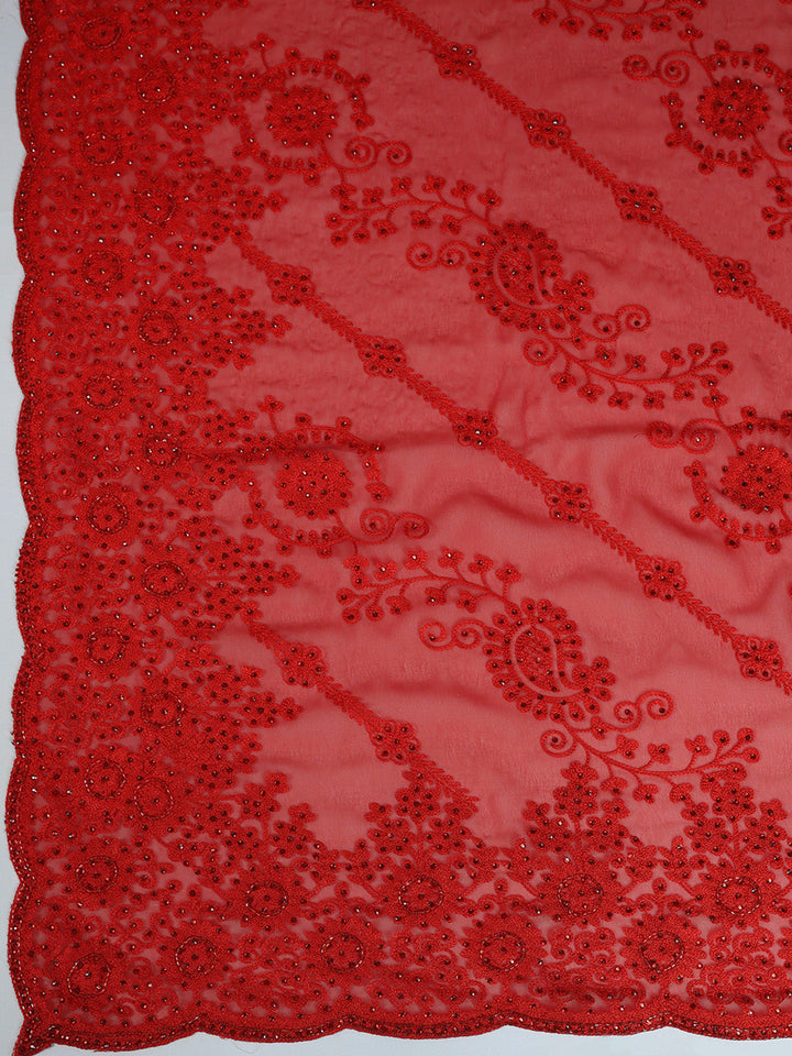 Embroidered Georgette Saree