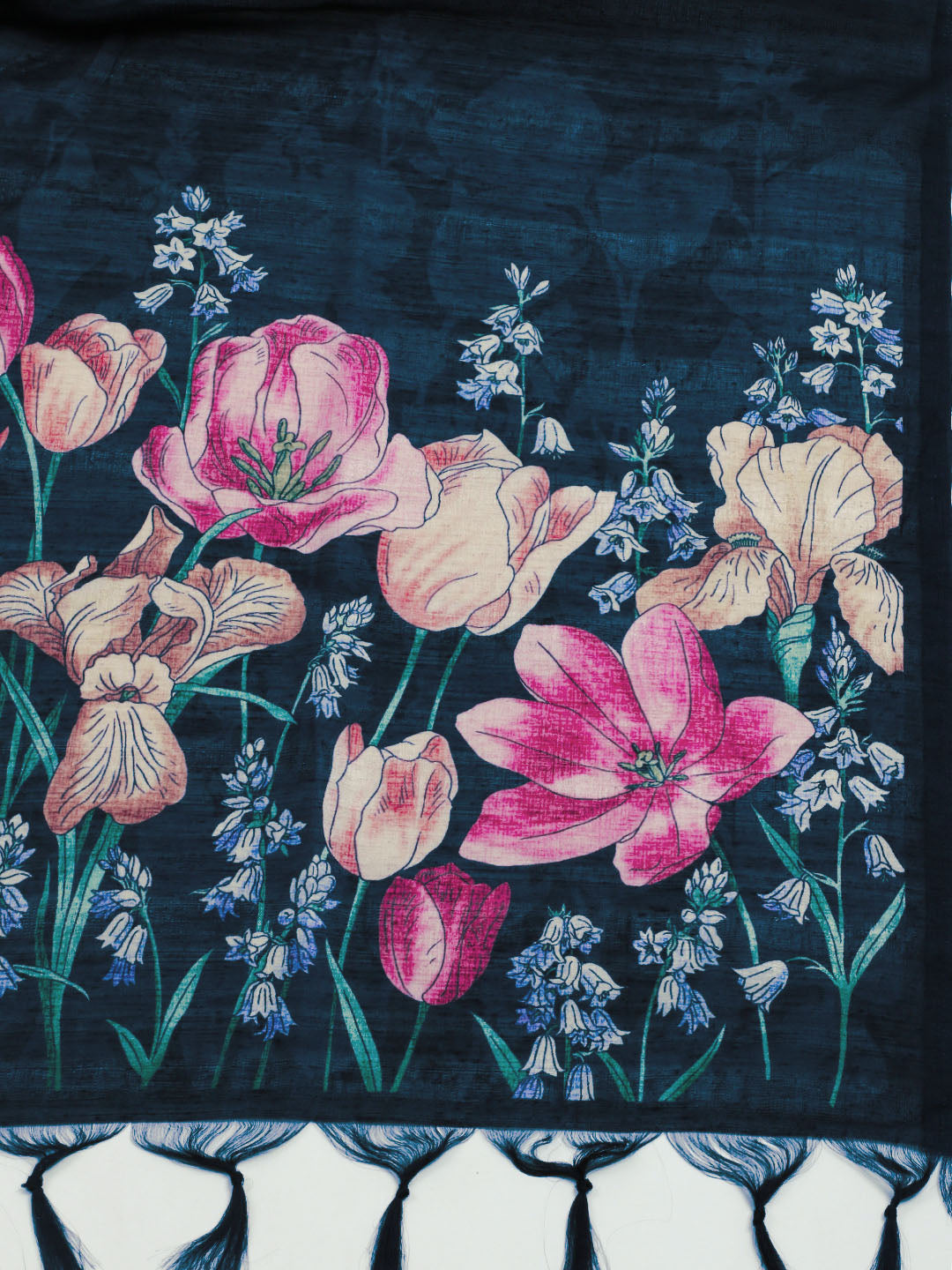 Printed Tussar Saree