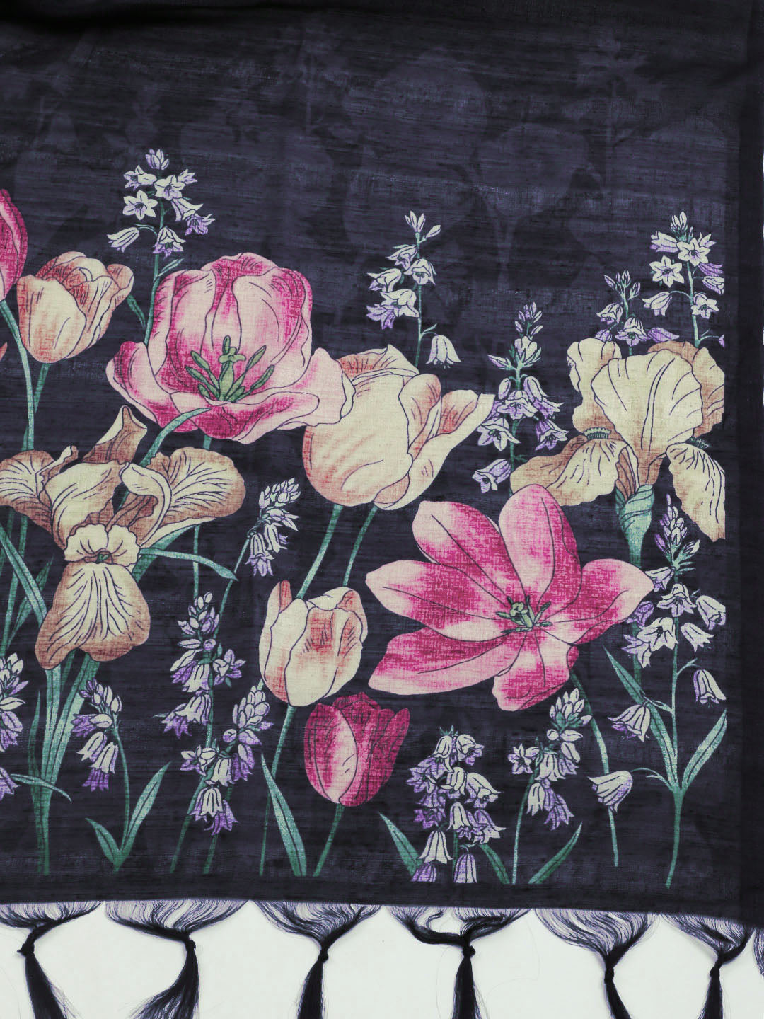 Printed Tussar Saree