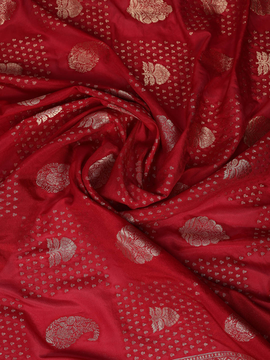 Plain Crepe Saree