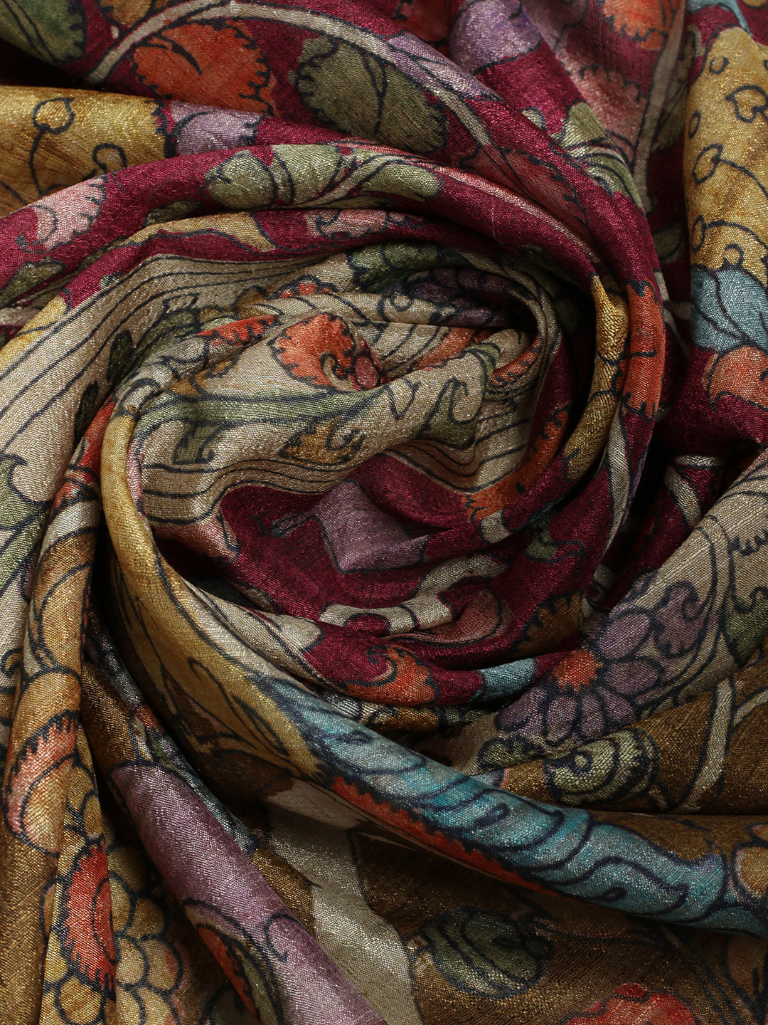 Printed Tussar Saree