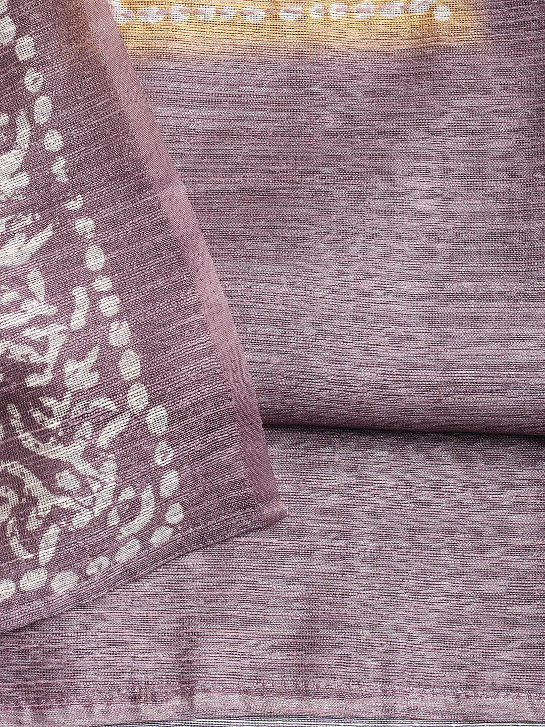 Printed Chanderi Unstitched Suit With Dupatta