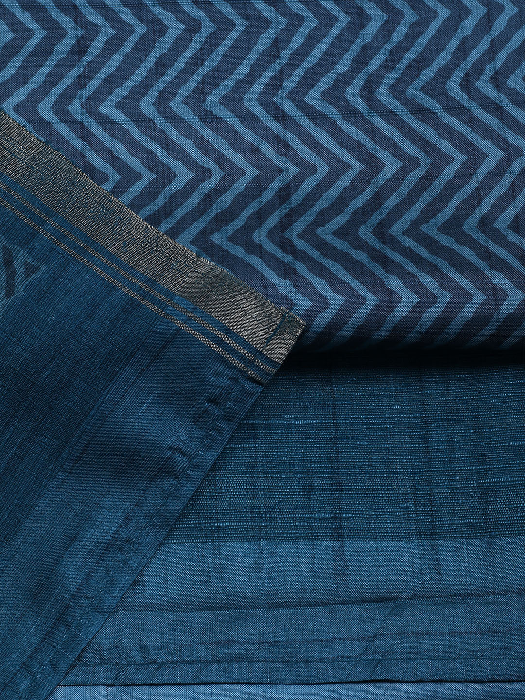 Printed Tussar Unstitched Suit With Dupatta