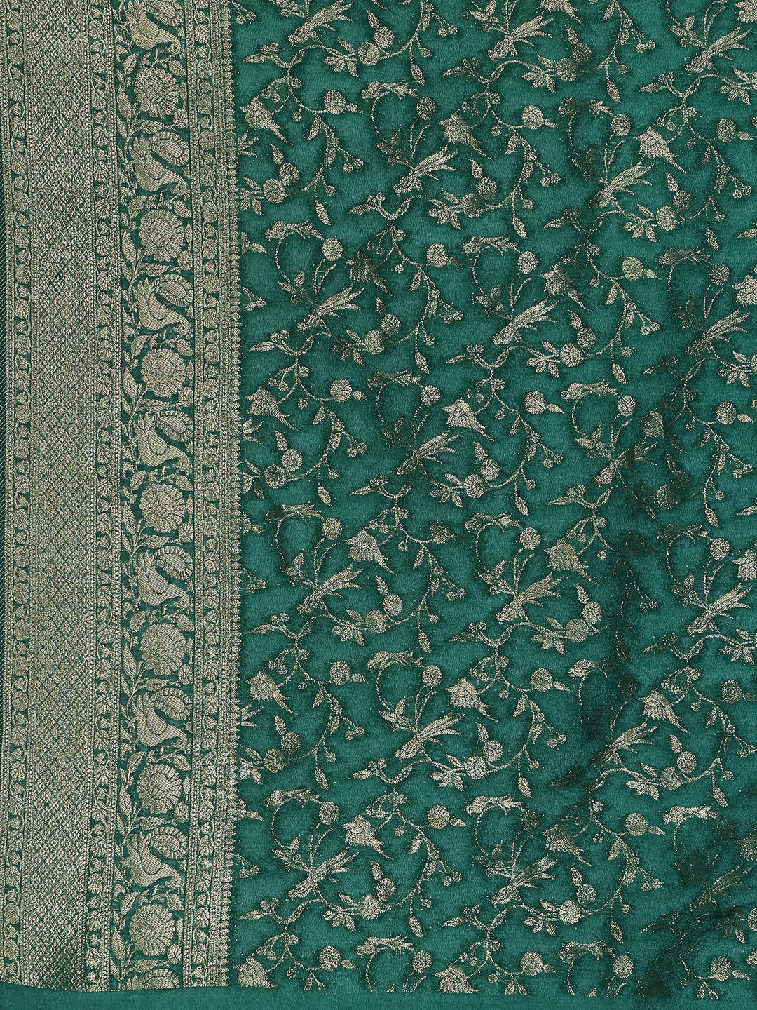 Zaari Jaal Crepe Saree