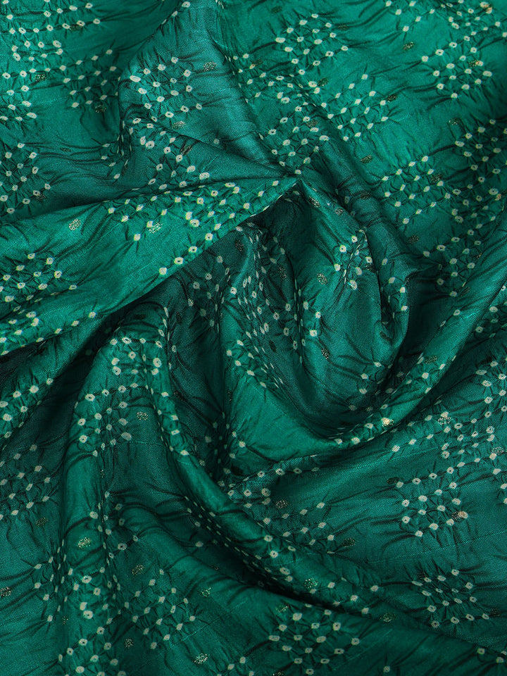Printed Tussar Silk Saree