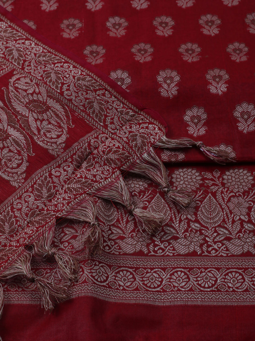 Banarasi Chanderi Unstitched Suit With Dupatta