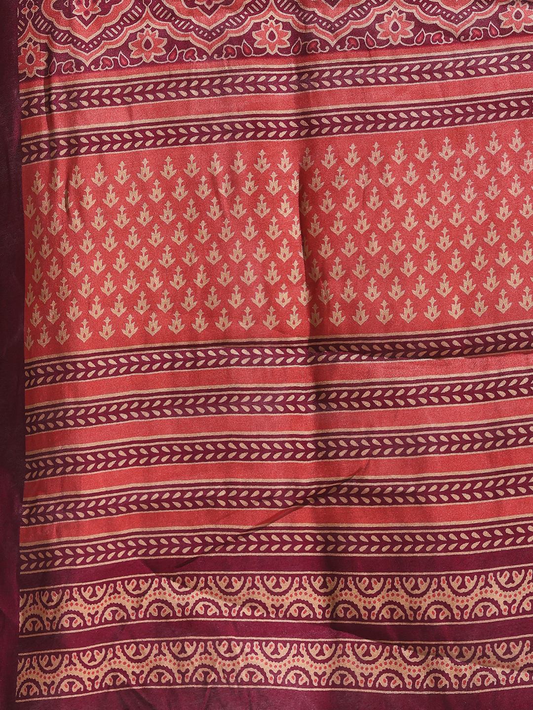 Digital Printed Art Silk Saree