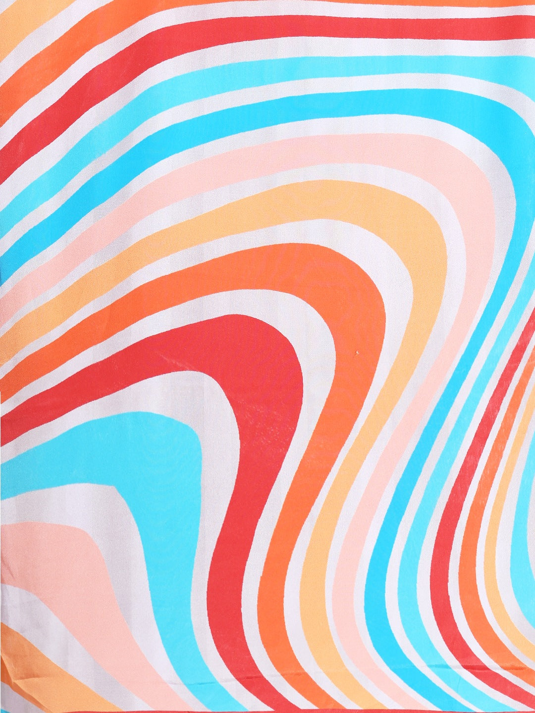 Digital Printed Crepe Saree