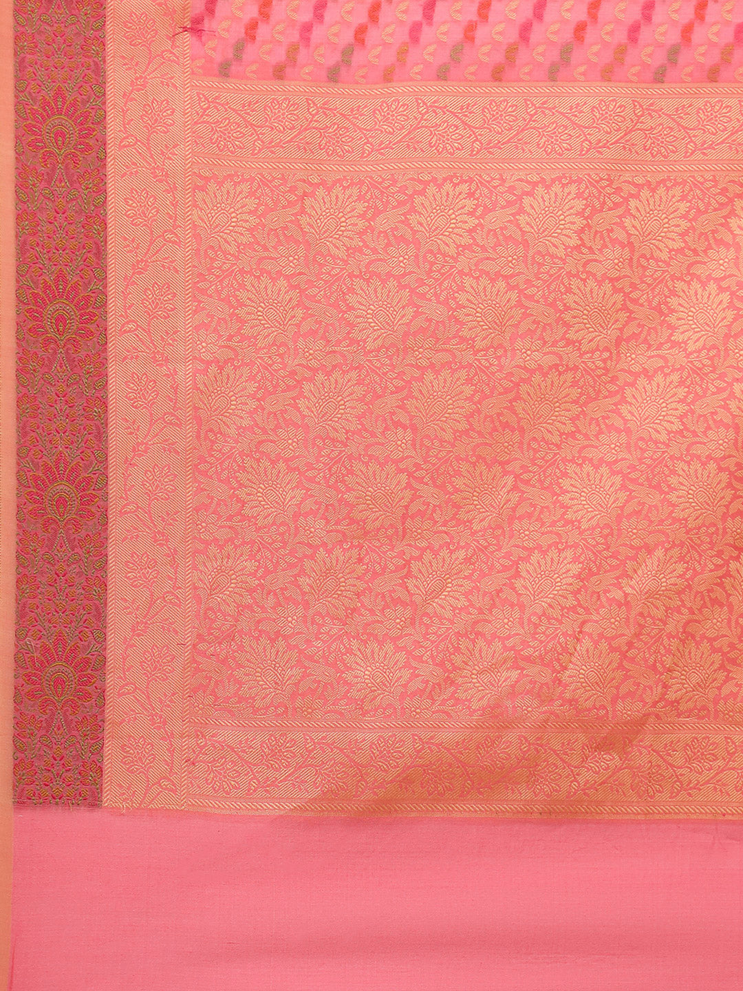 Resham Embroidered Cotton Blend Woven Saree