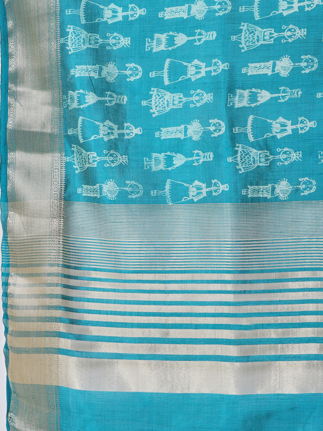 Digital Printed Art Silk Saree