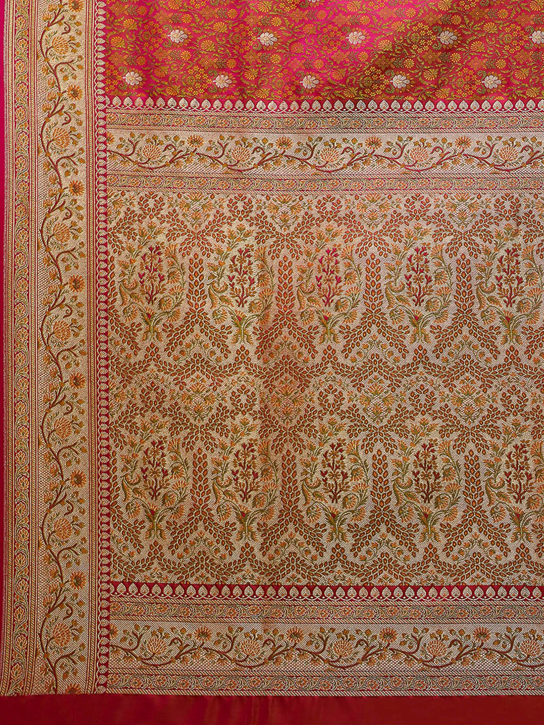 Jamavar Banarasi Woven Saree