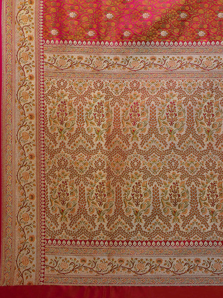 Jamavar Banarasi Woven Saree