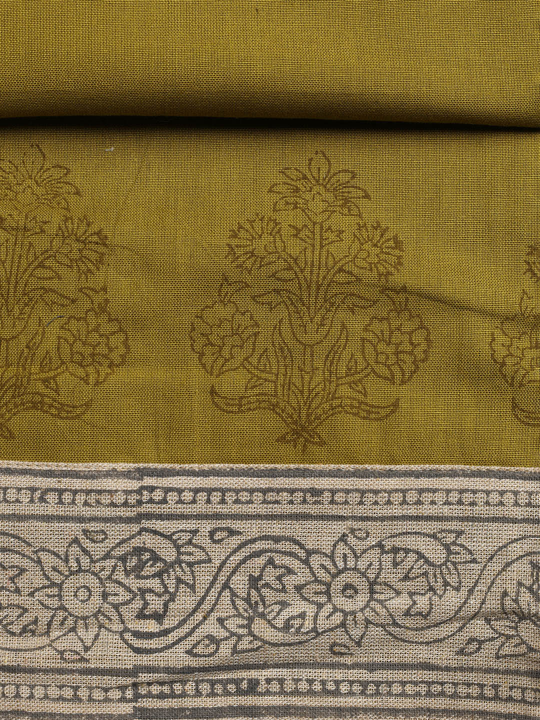 Neck Embroidered Cotton Blend Unstitched Suit With Dupatta