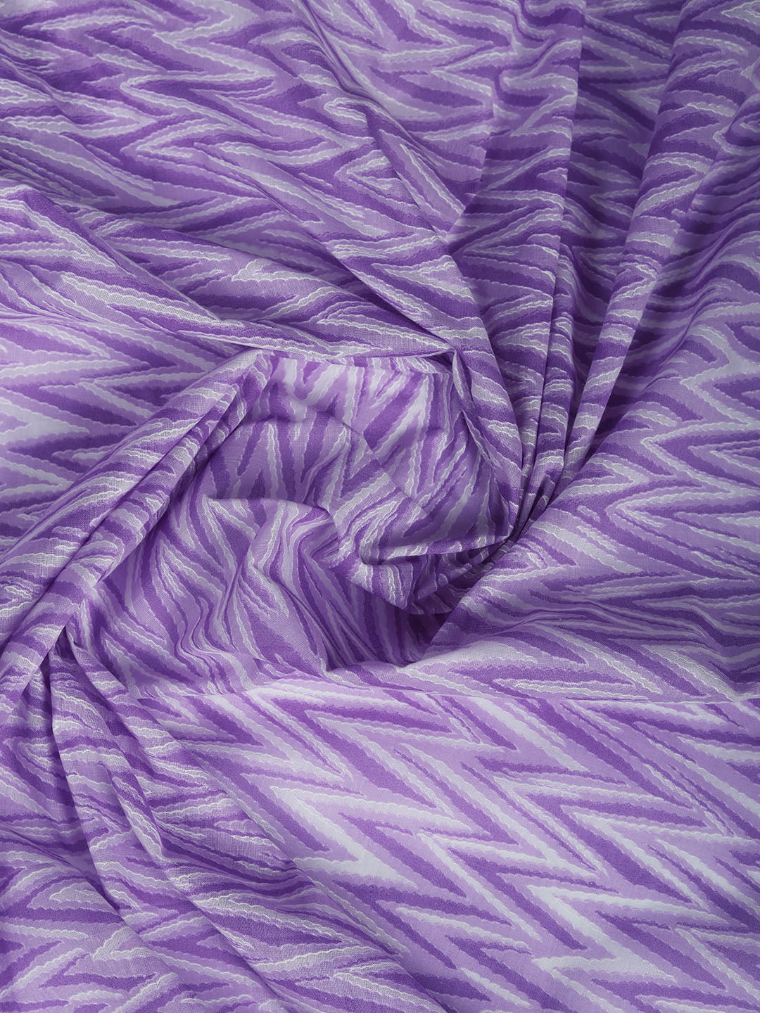 Printed Cotton Kurta With Pant &amp; Dupatta