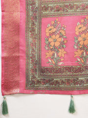 Printed Art-Tusser Saree