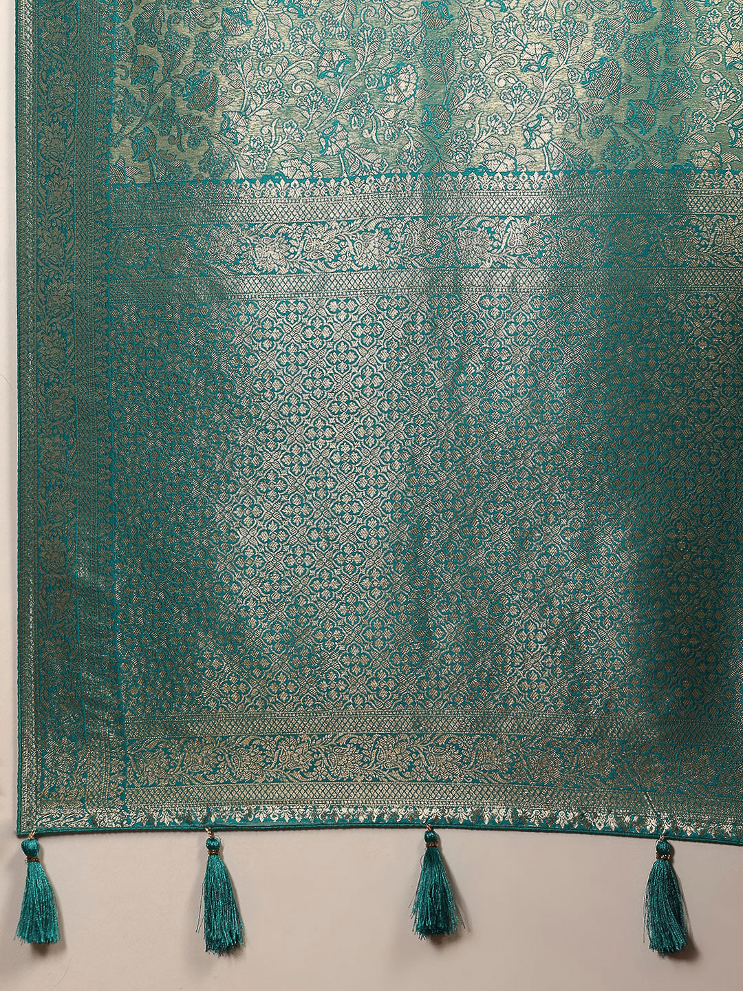 Woven Design Satin Saree