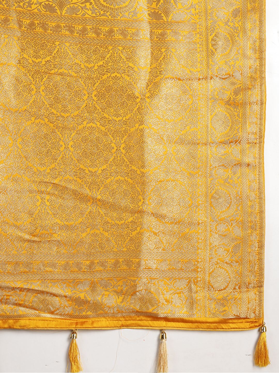 Woven Design Satin Saree