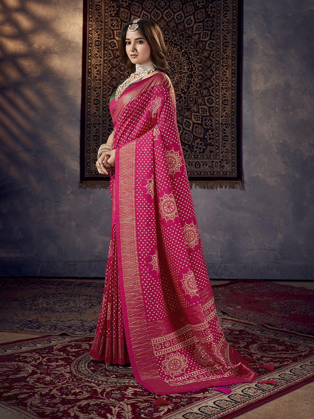 Printed Art Silk Saree