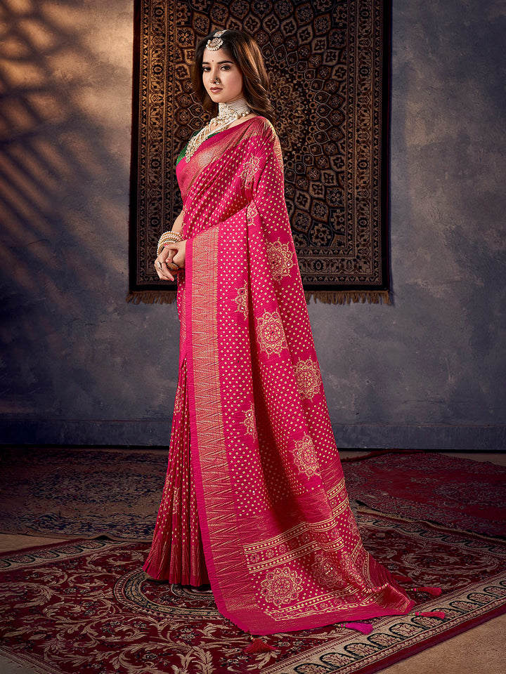 Printed Art Silk Saree