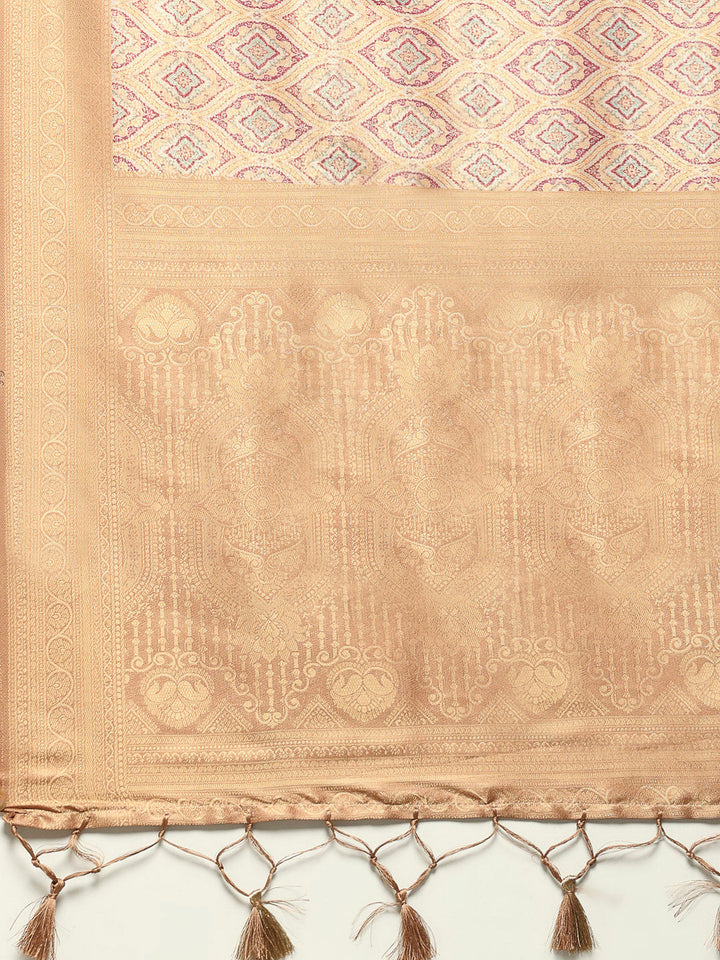 Digital Printed Art Silk Saree