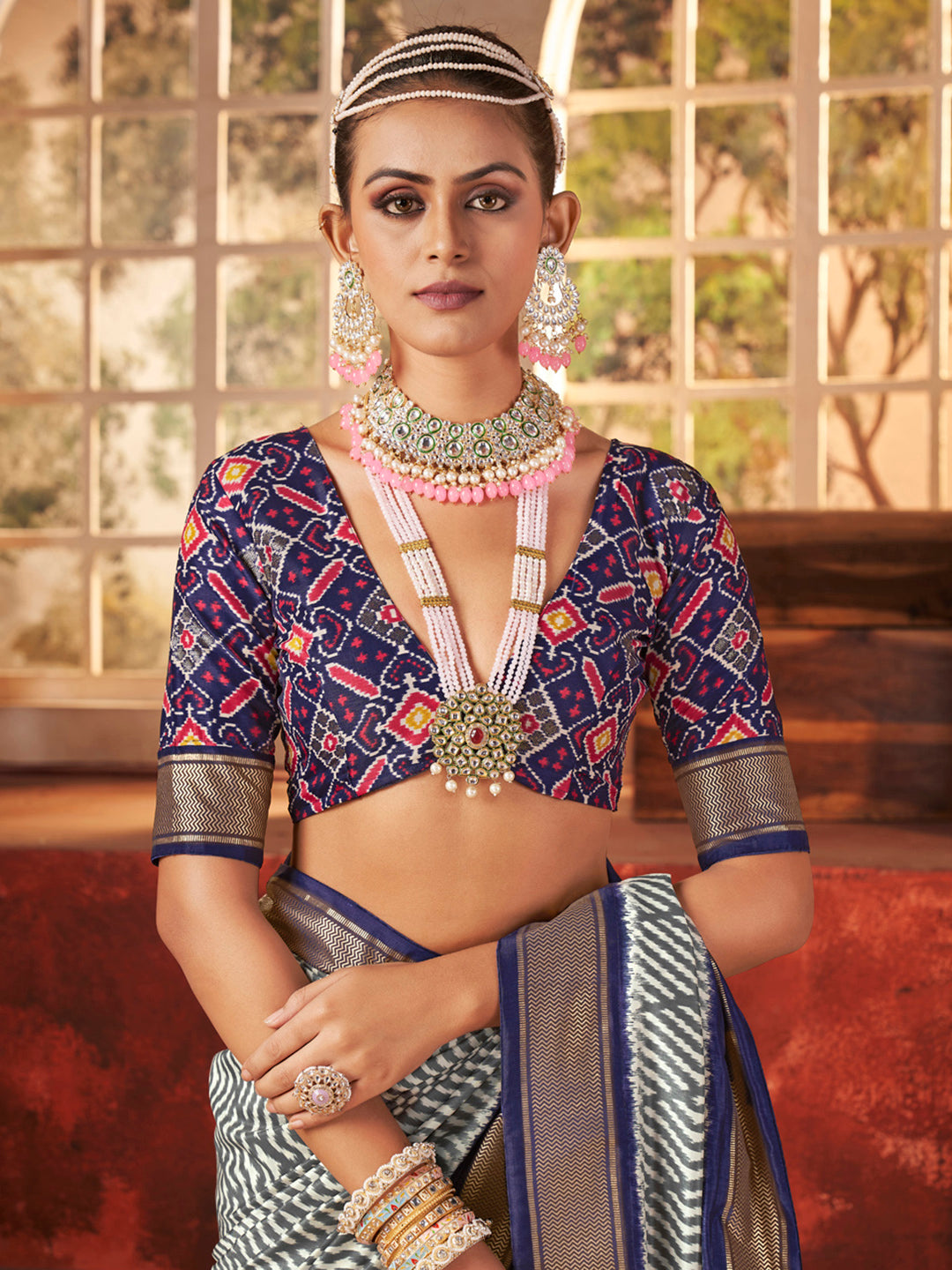 Digital Printed Art Silk Saree