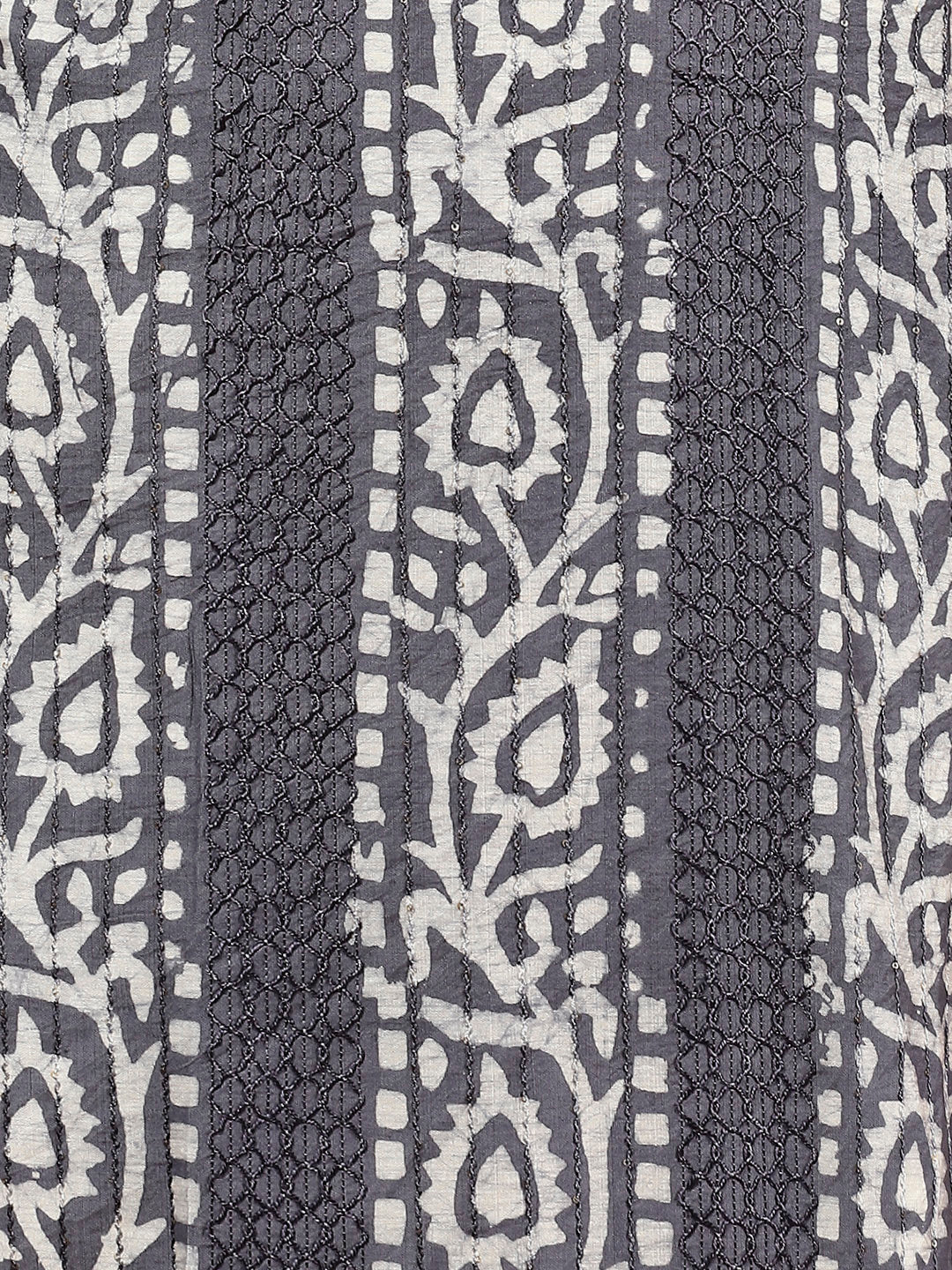 Neck Patti Printed Cotton Unstitched Suit Piece With Dupatta