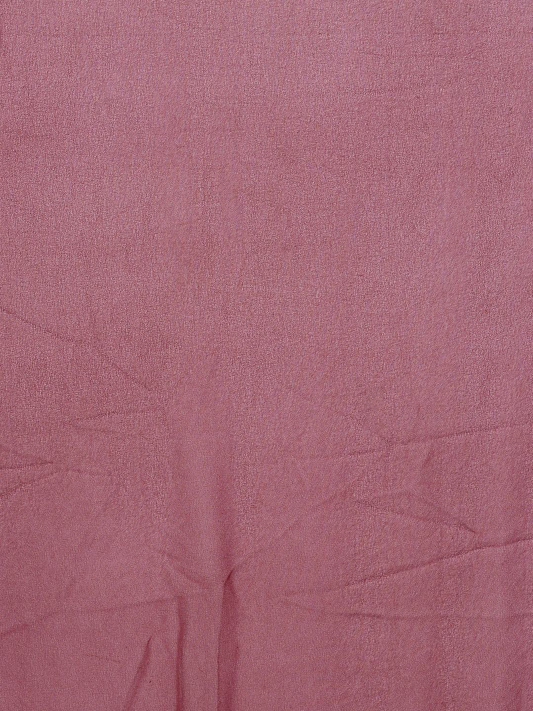 Embroidered Georgette Saree