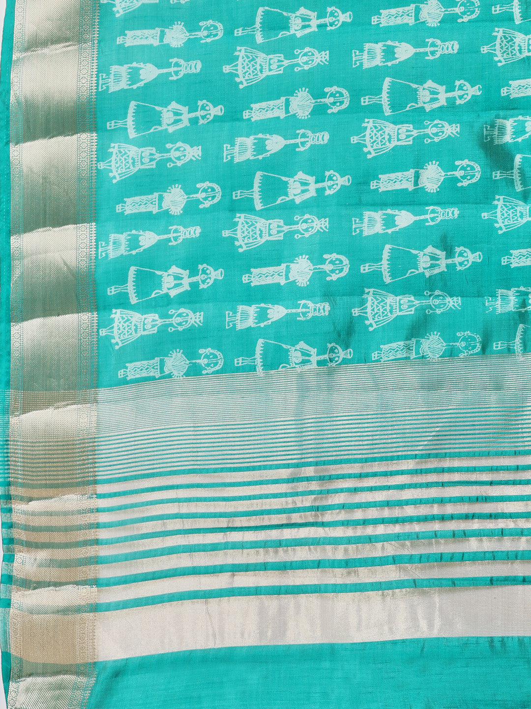 Digital Printed Art Silk Saree