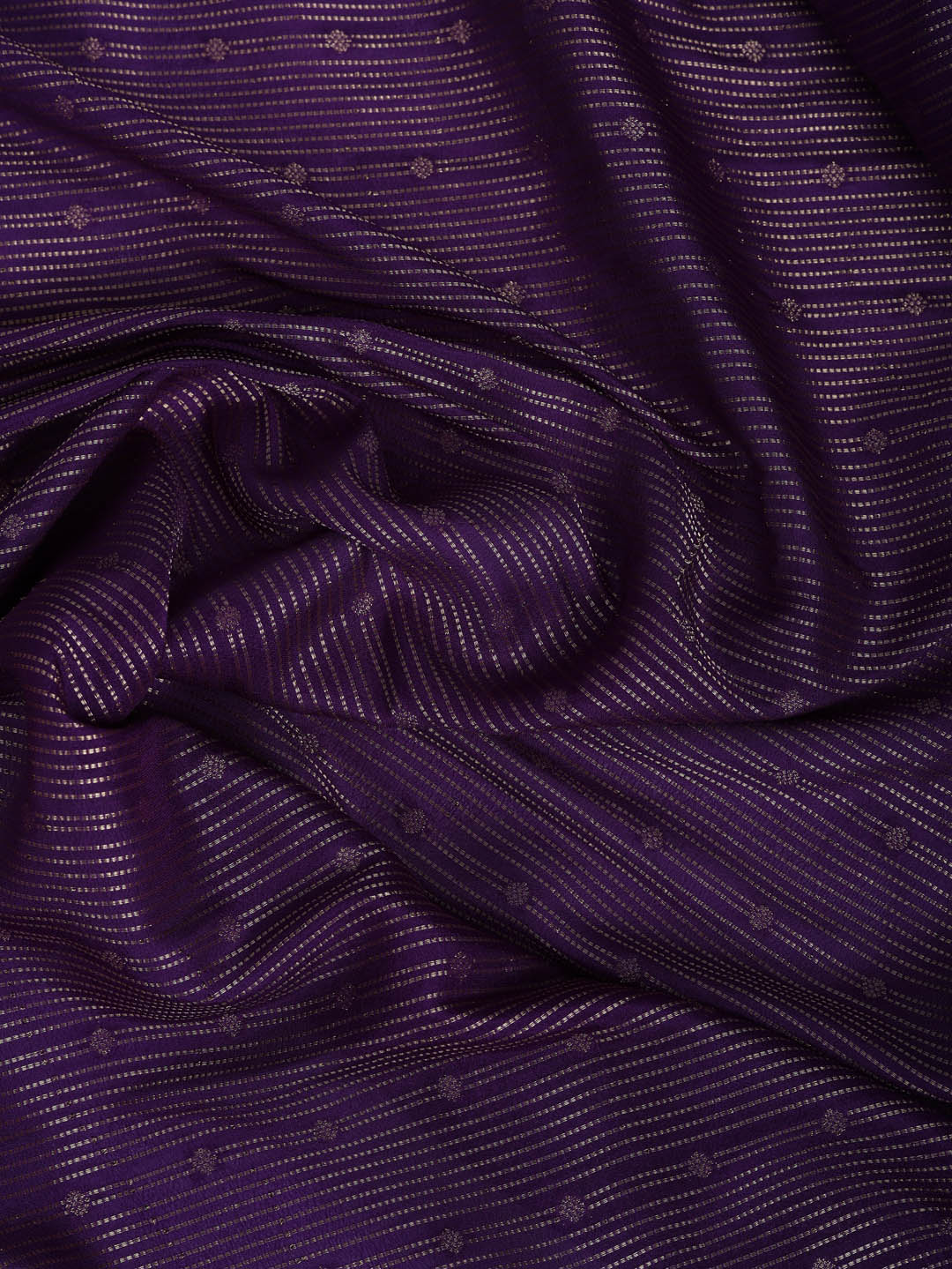 Plain Crepe Saree