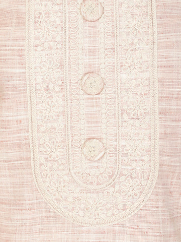 Neck Embroidery Cotton Unstitched Suit Piece With Dupatta