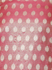 Woven Chanderi Unstitched Suit With Dupatta