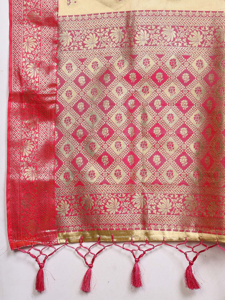 Woven Design Tissue Saree