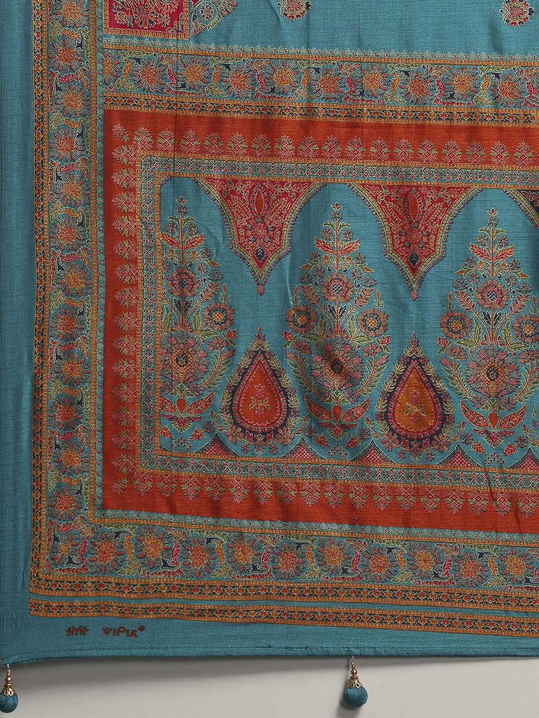 Digital Printed Art Silk Saree