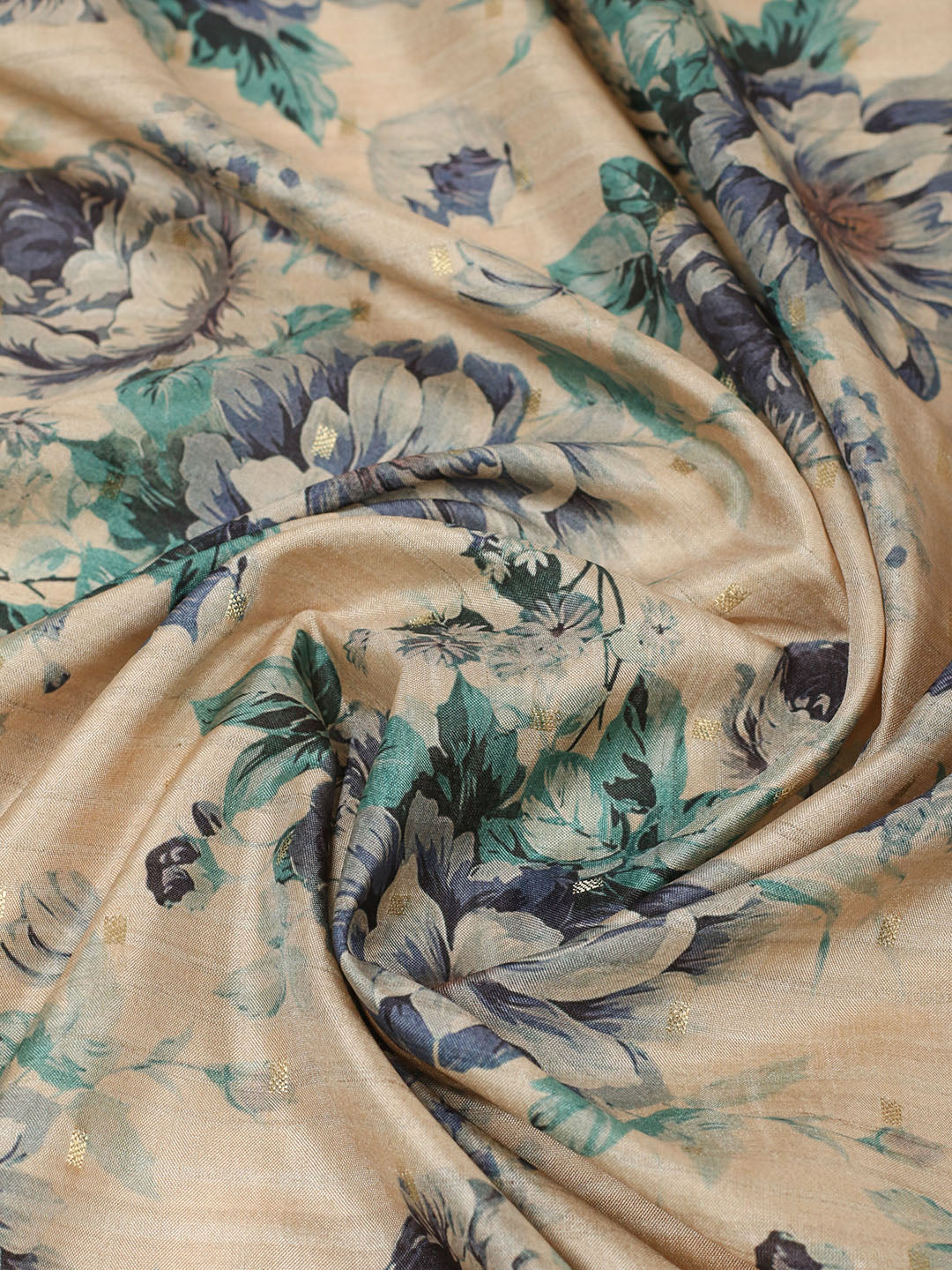 Digital Floral Printed Art Silk Saree