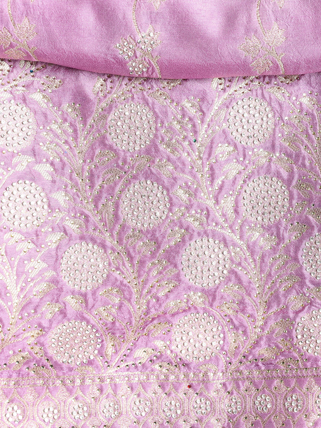 Banarasi Art Silk Unstitched Suit With Dupatta