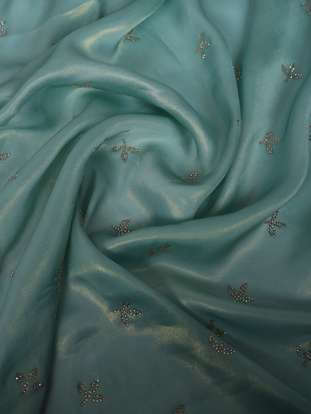 Embroidered Georgette Saree