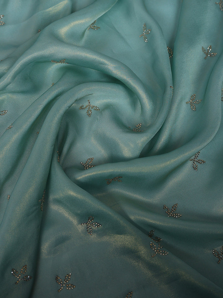 Embroidered Georgette Saree