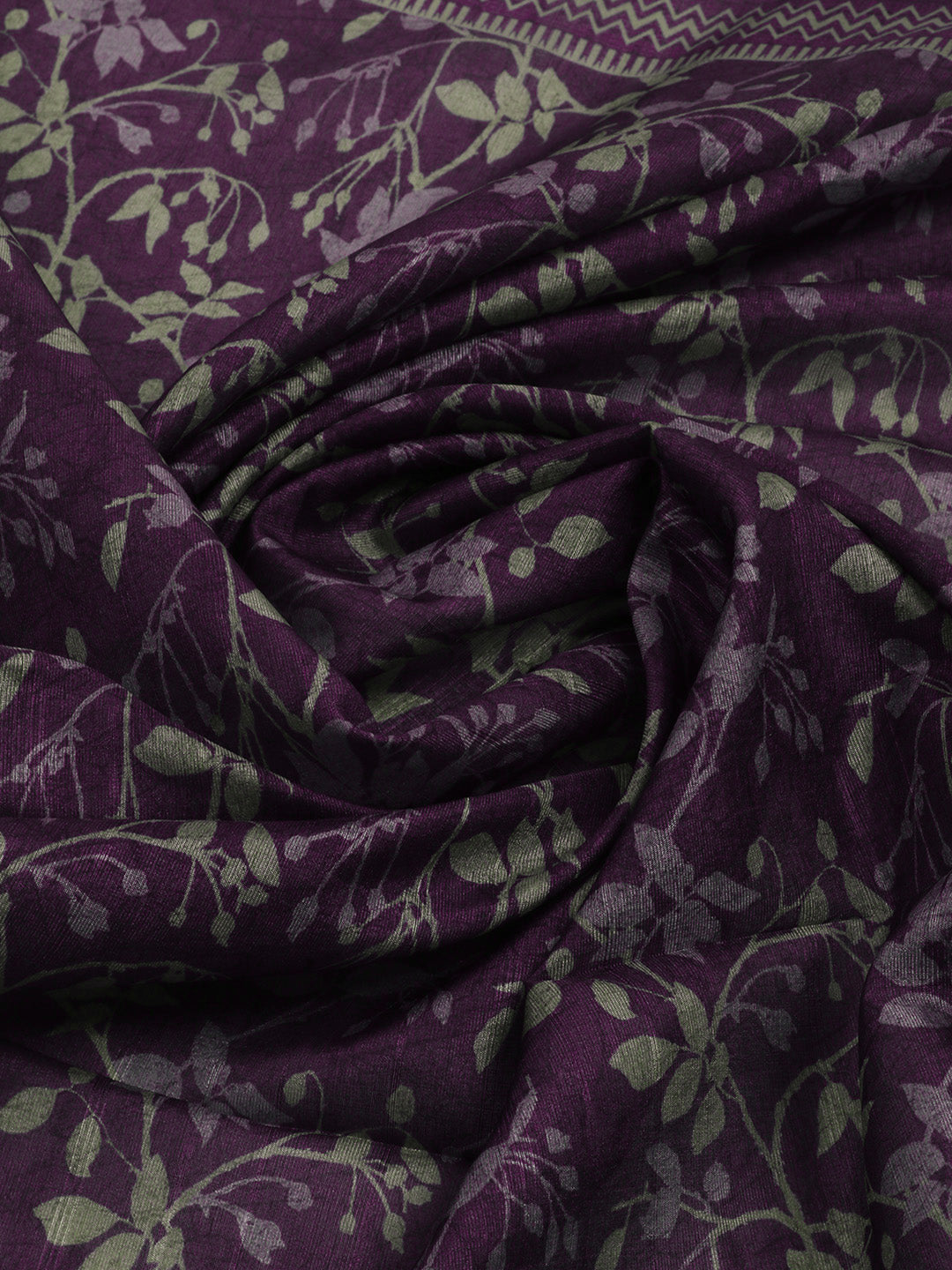 Printed Tussar Saree