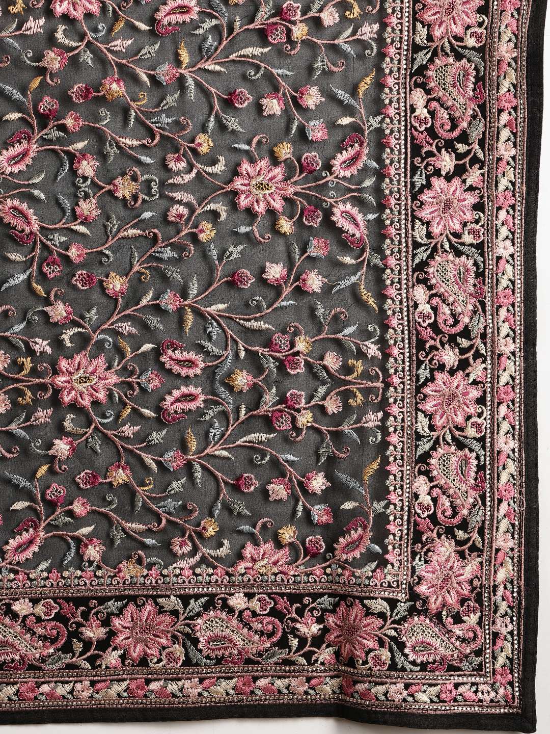 Embroidered Georgette Saree